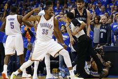 kevin durant coming through as a closer once again